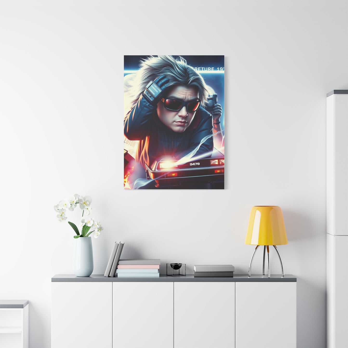 Vision Back to the Future Art Art Wall Art & Canvas Print