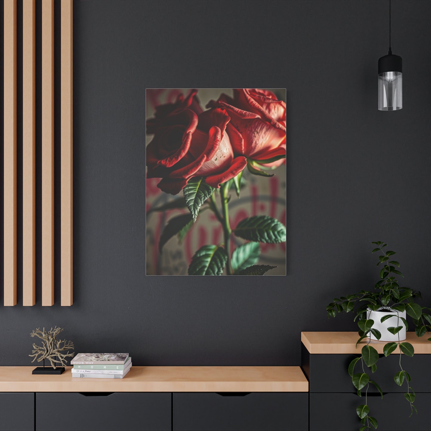 Majestic Rose Muralscape Wall Art & Canvas Print