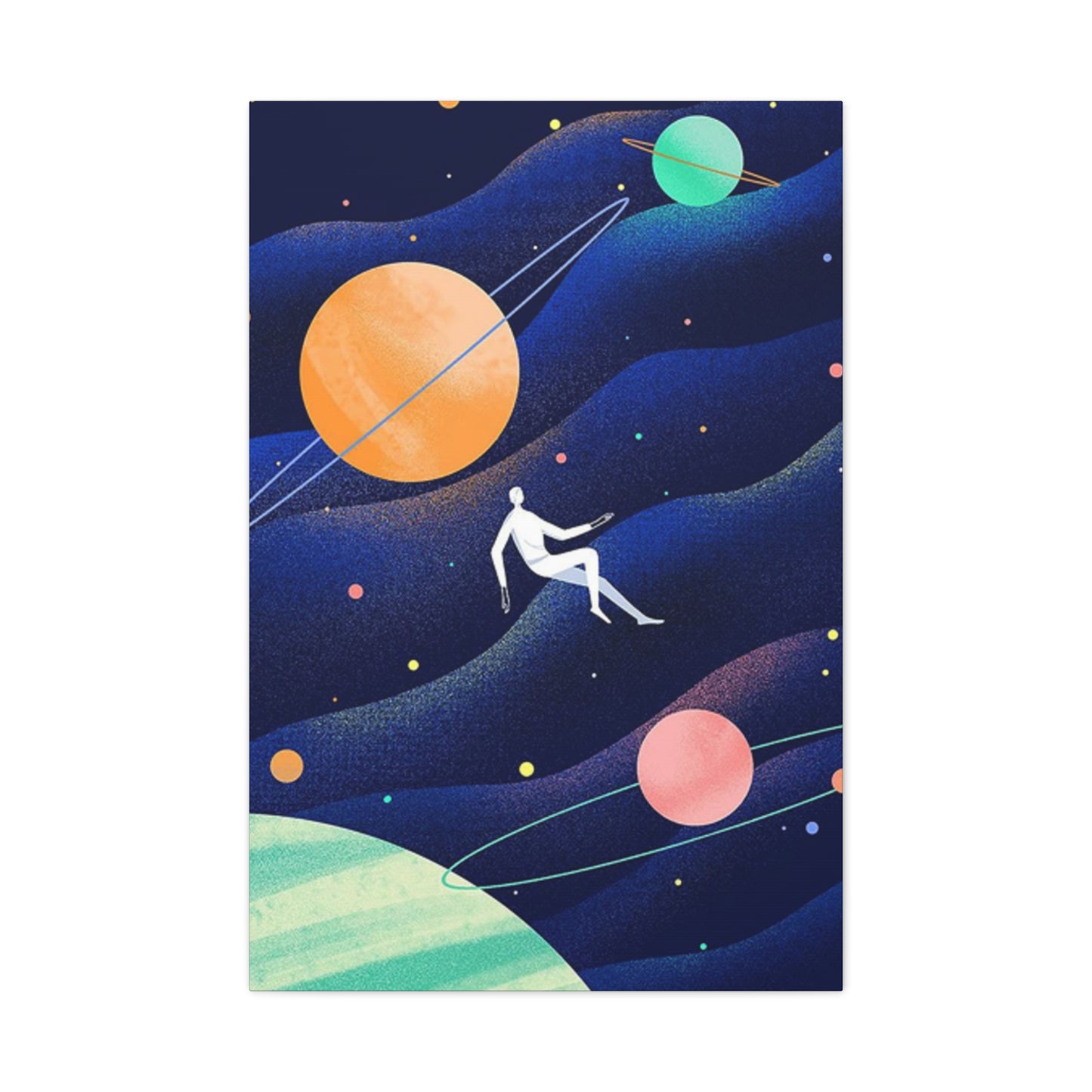 Human Floating In Space Poster Wall Art & Canvas Prints