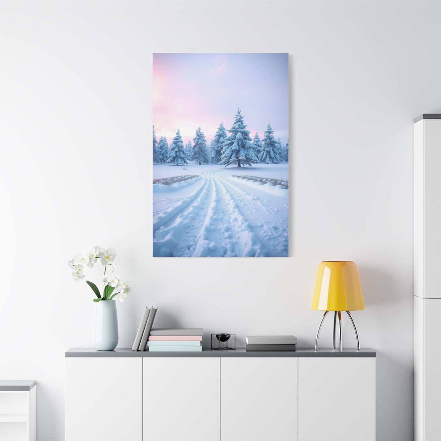Majestic Winter Horizon Wall Art & Canvas Print