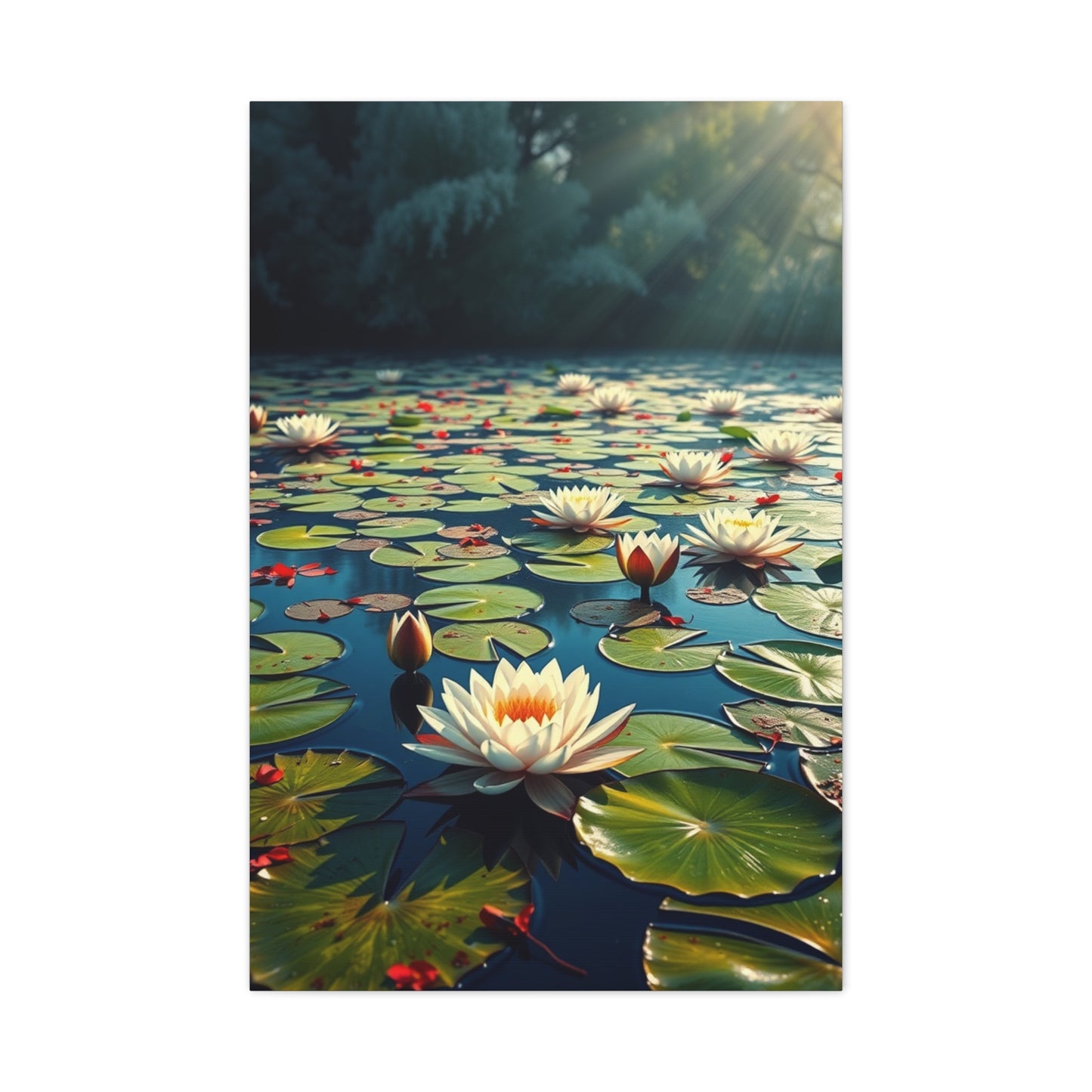 Claude Monet Water Lilies Art Supreme Canvas Wall Art & Canvas Print