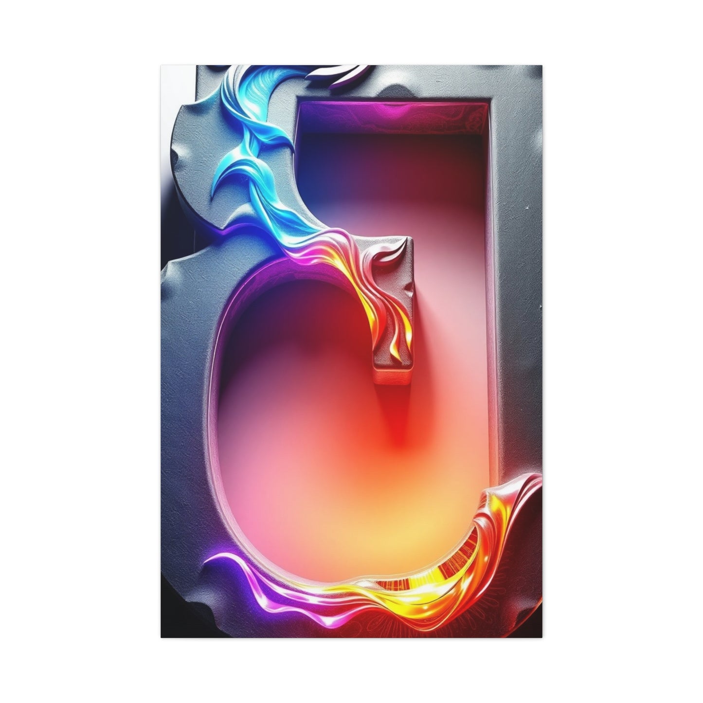 Supreme The Letter E - Art Wall Art & Canvas Print