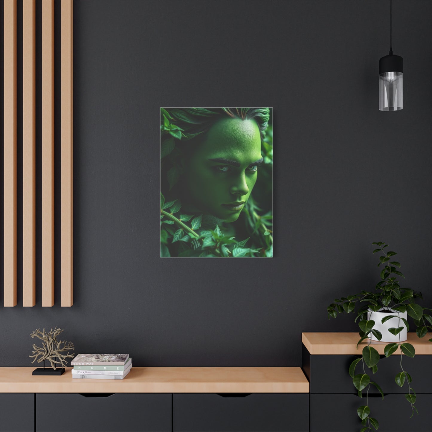 Verdant Elegance Canvas Wall Art & Canvas Print