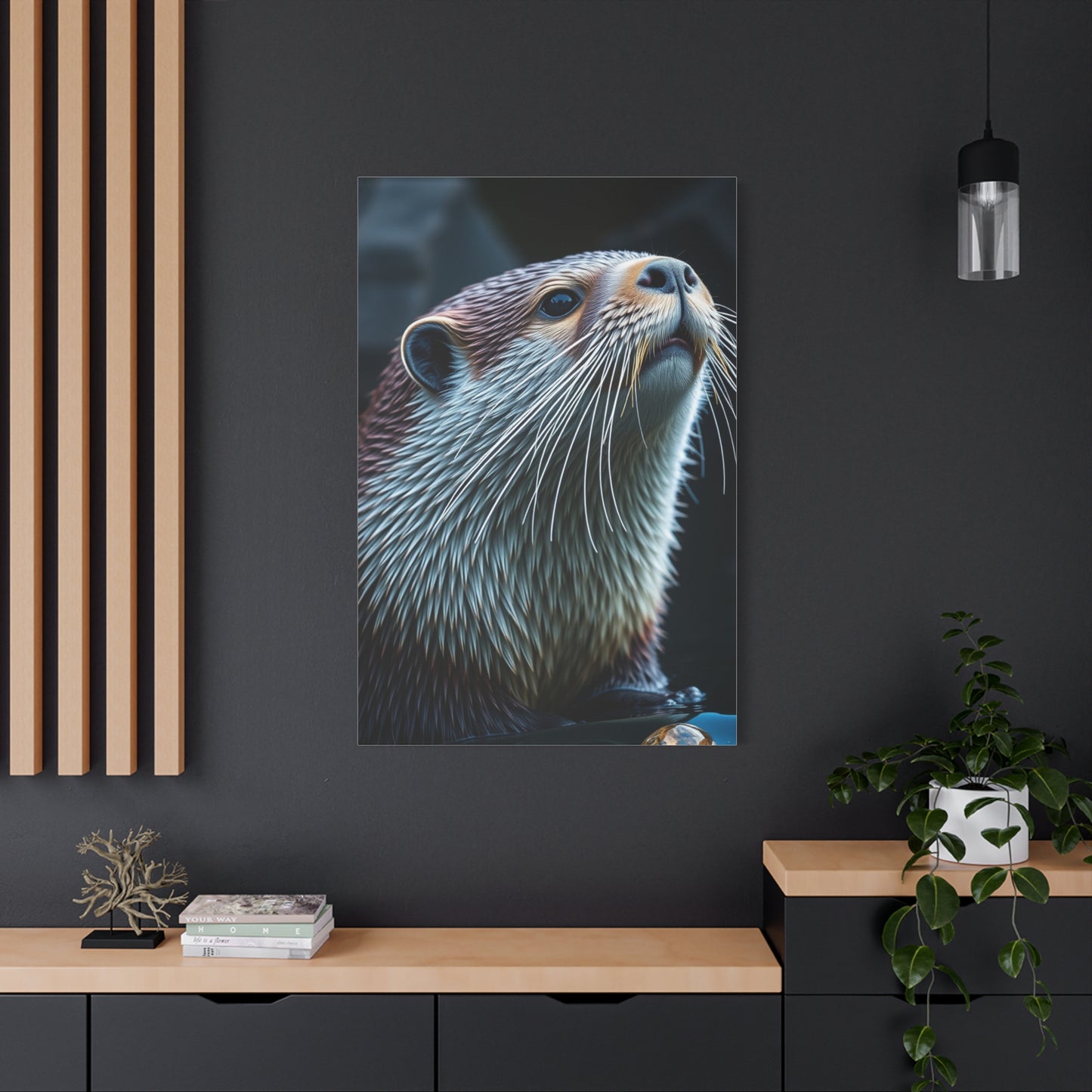 Masterpiece Otter Art Vision Wall Art & Canvas Print