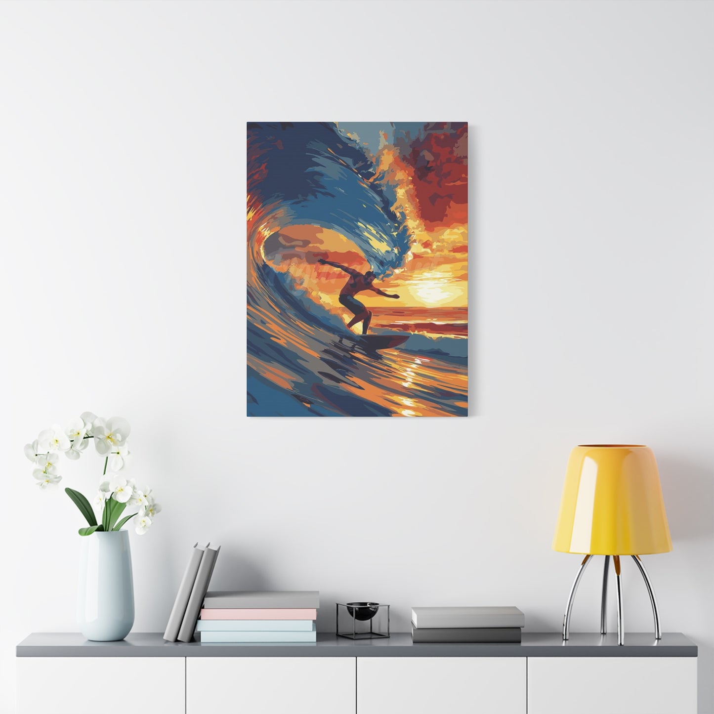 Surfing Abstract Wall Art & Canvas Prints