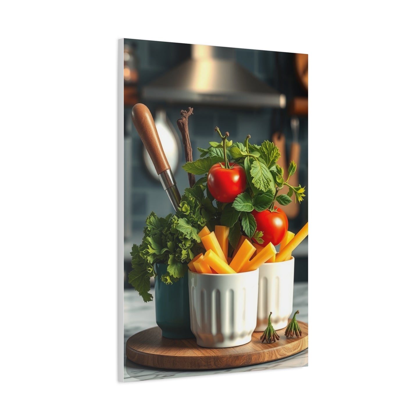 Gastronomic Elegance Canvas