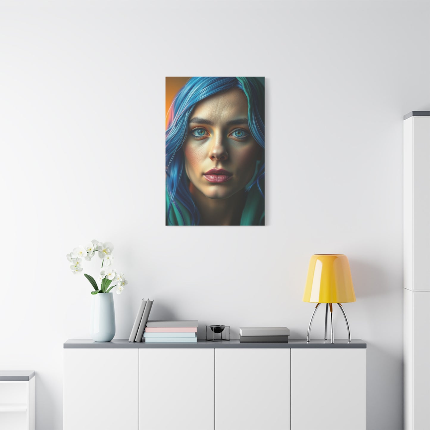 Elite Blue & Green Art Vision Wall Art & Canvas Print