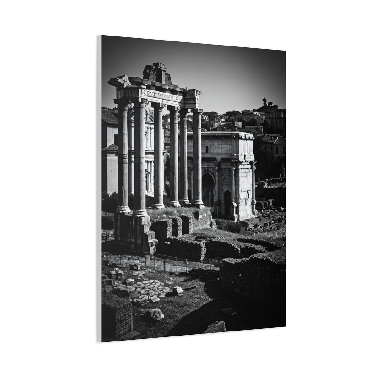 Roman Forum Ruins Architectural Heritage Wall Art & Canvas Prints