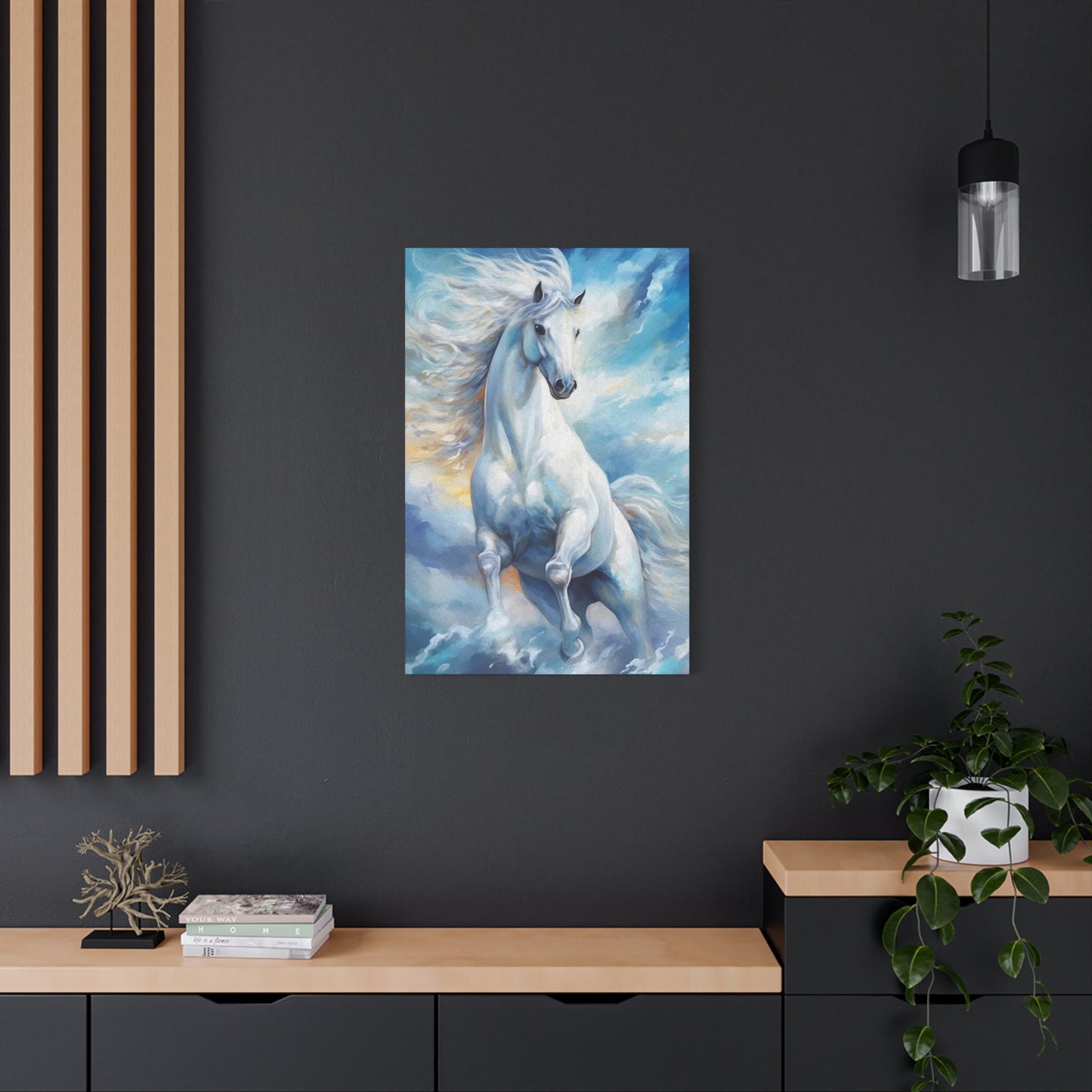 White Horse Wall Art & Canvas Prints
