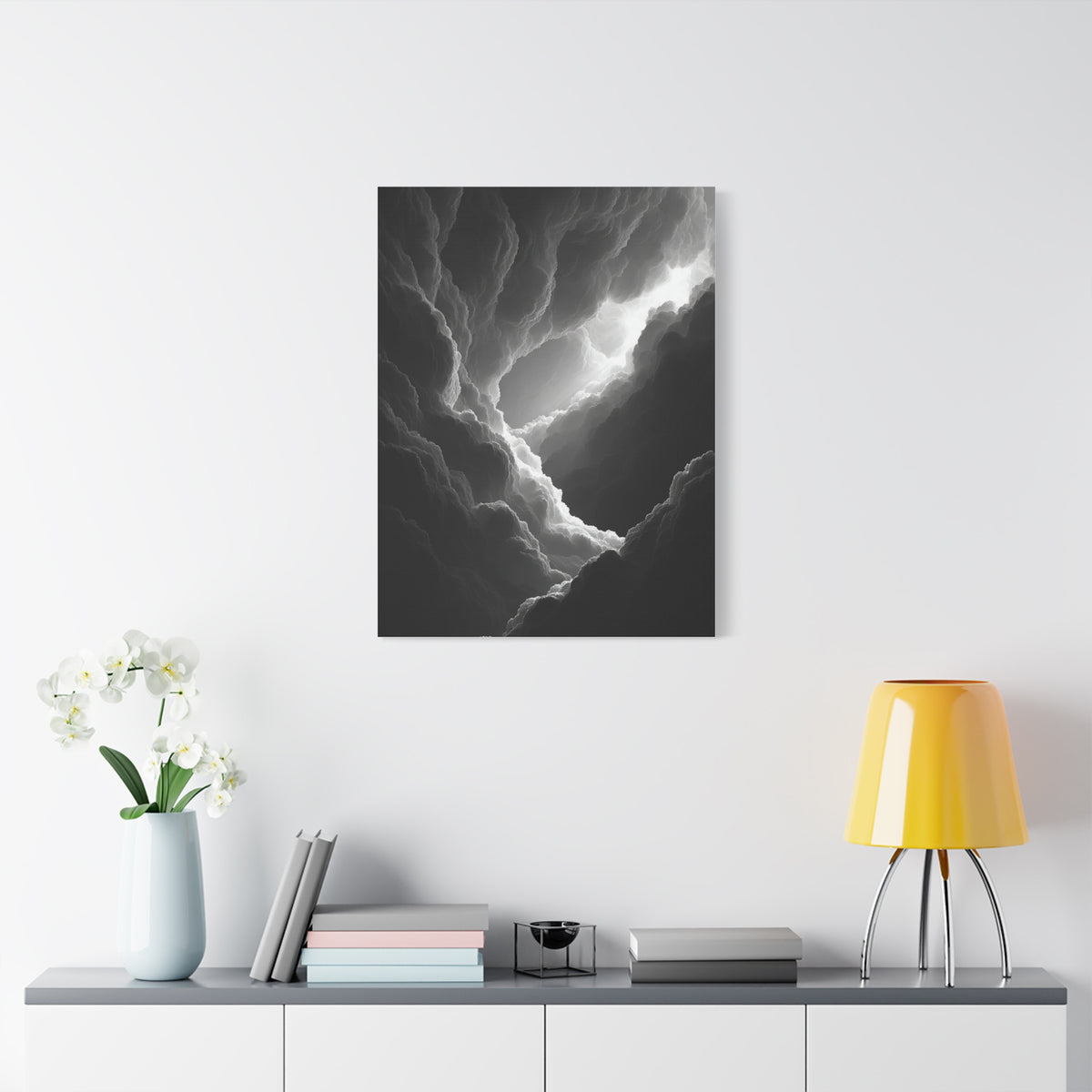 Dramatic Light Through Storm Clouds Wall Art & Canvas Print