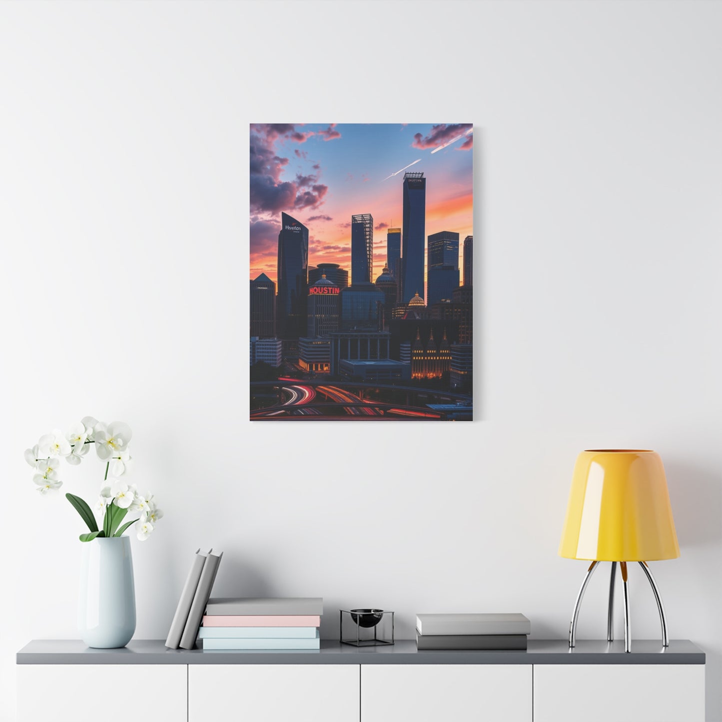 Houston Skylines Art Supreme Gallery Wall Art & Canvas Print