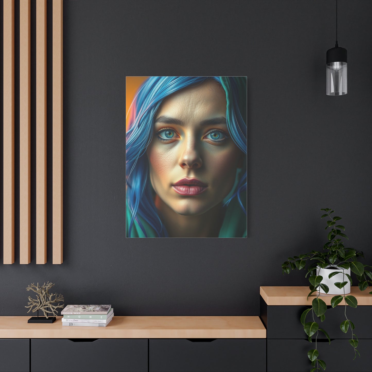 Elite Blue & Green Art Vision Wall Art & Canvas Print