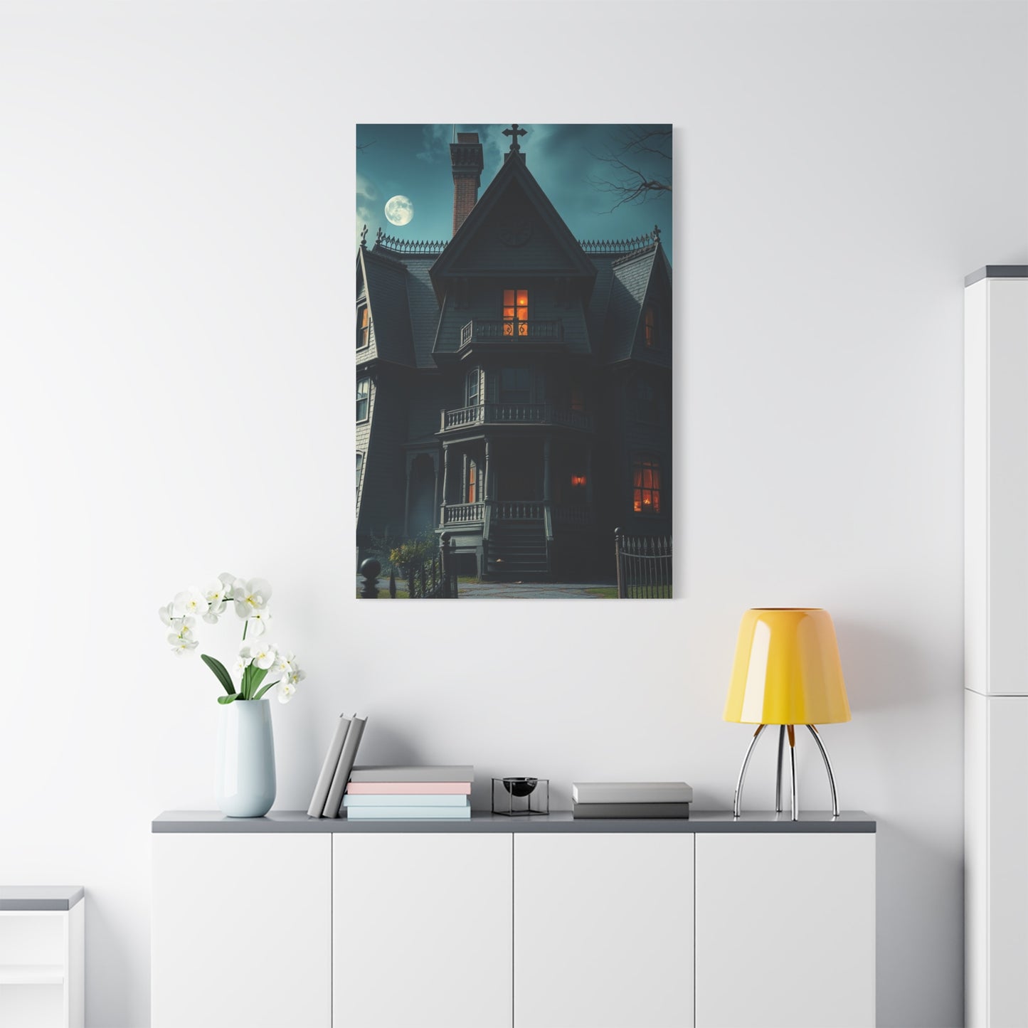 Collection Haunted House Art Wall Art & Canvas Print