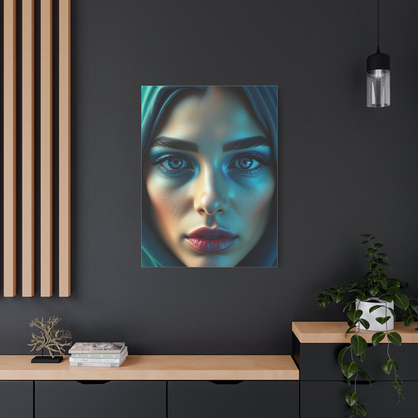 Blue & Green Art Supreme Gallery Wall Art & Canvas Print