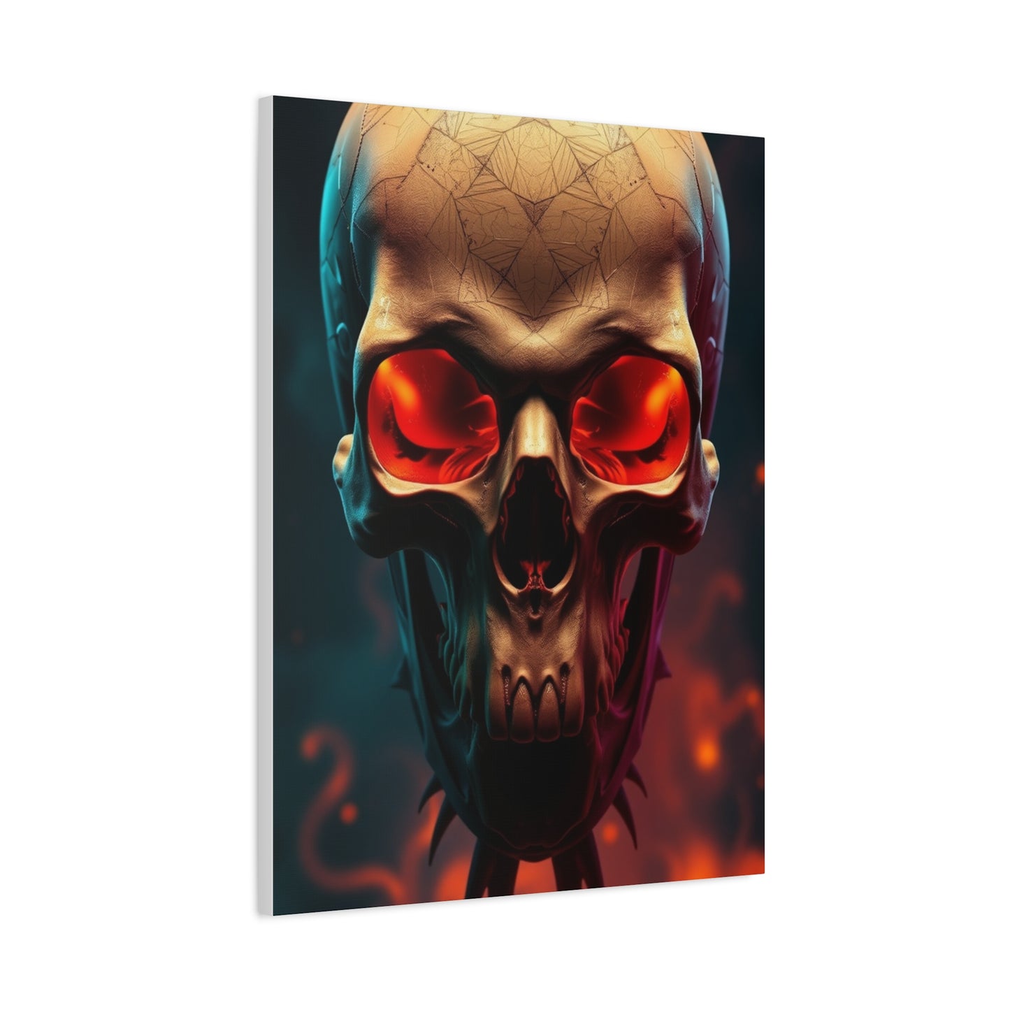 Opulent Skull Aesthetics Wall Art & Canvas Print