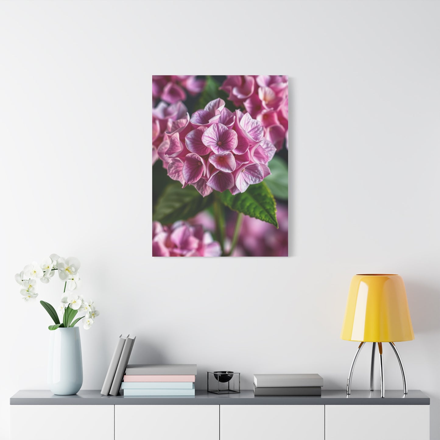 Supreme Hydrangea Flower Art Wall Art & Canvas Print