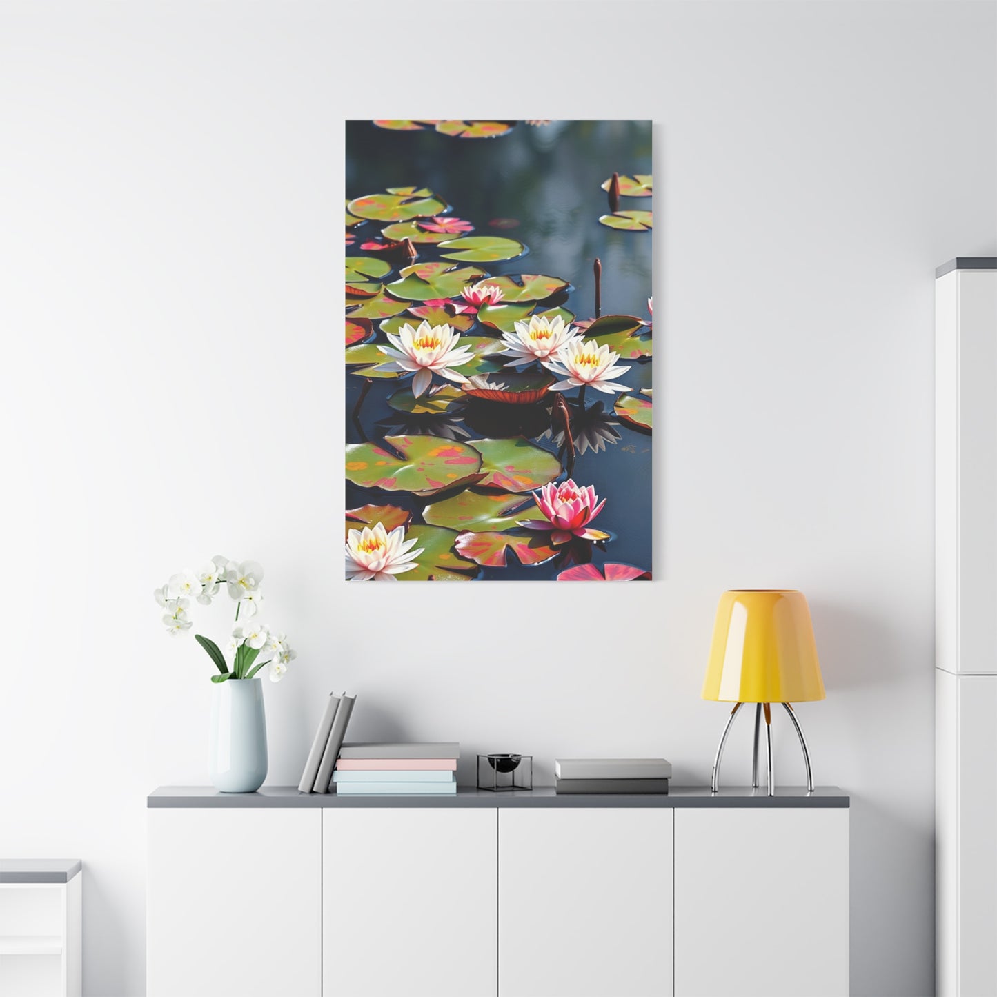 Claude Monet Water Lilies Art Luxury Canvas Wall Art & Canvas Print