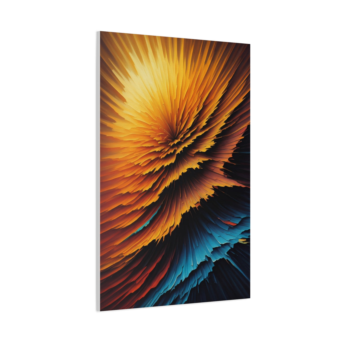 Radiant Burst Spectrum Abstract Wall Art & Canvas Prints