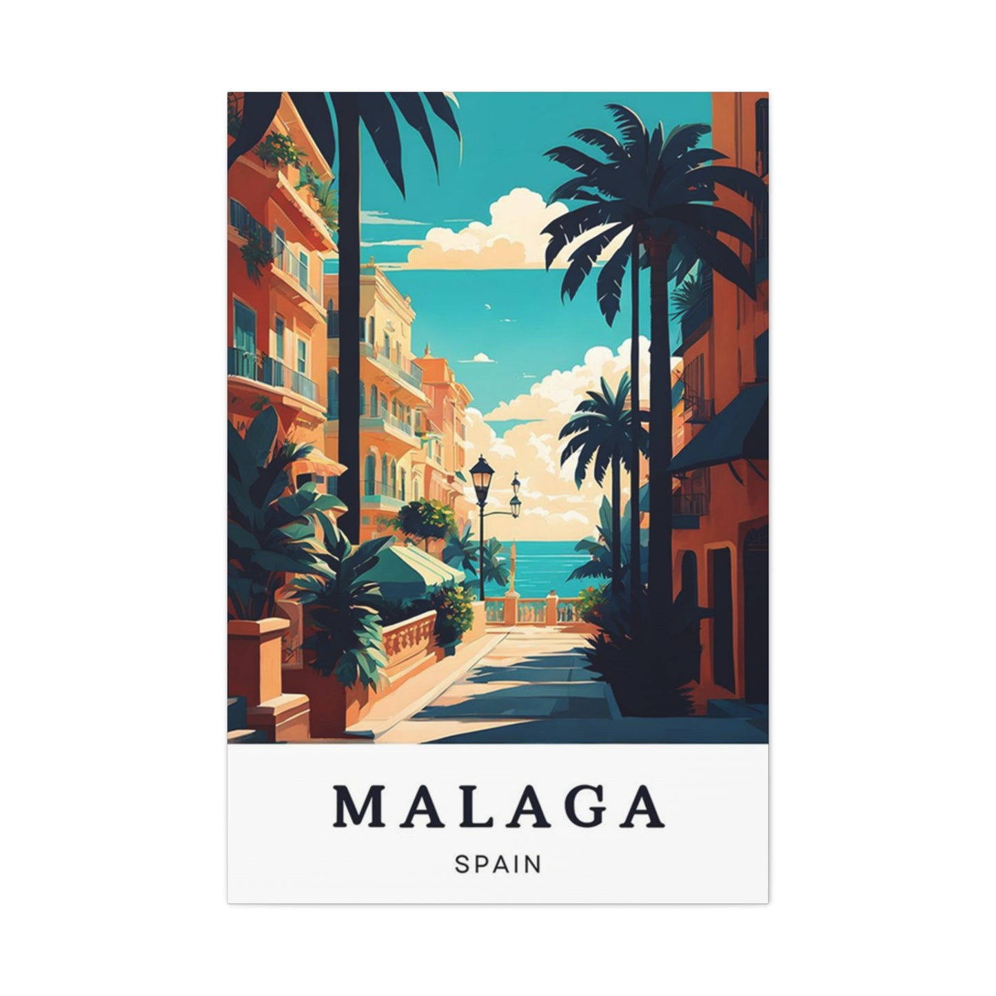 Malaga Spain Poster Wall Art & Canvas Prints