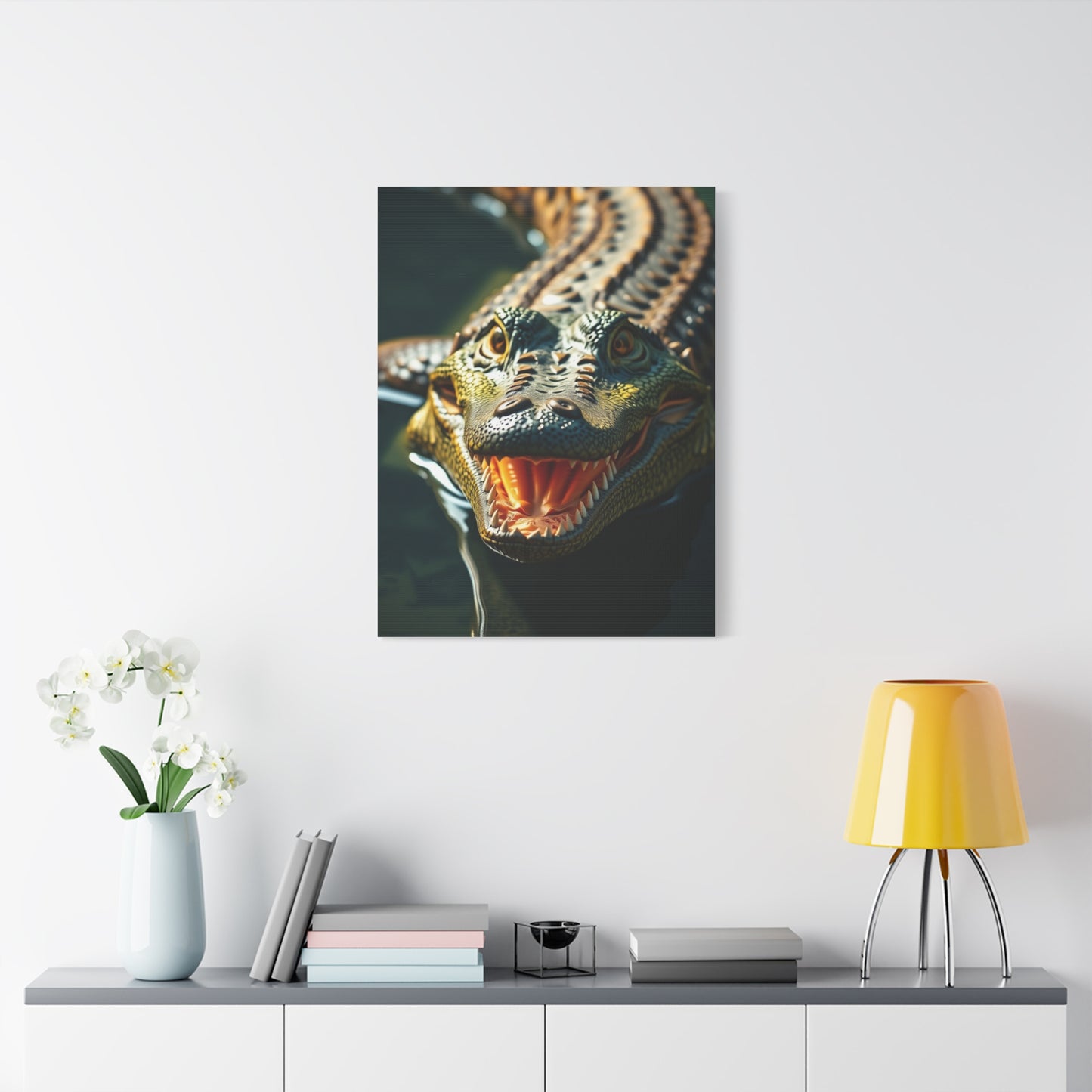 Masterpiece Crocodile & Alligator Art Vision Wall Art & Canvas Print