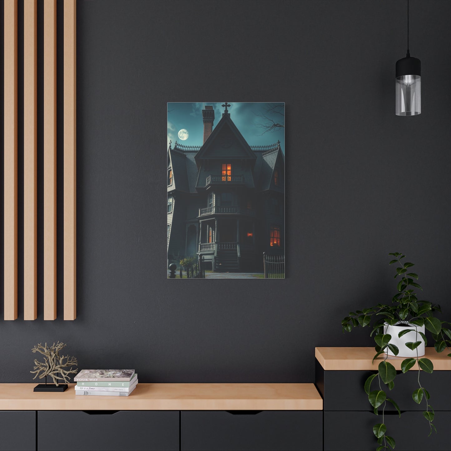 Collection Haunted House Art Wall Art & Canvas Print