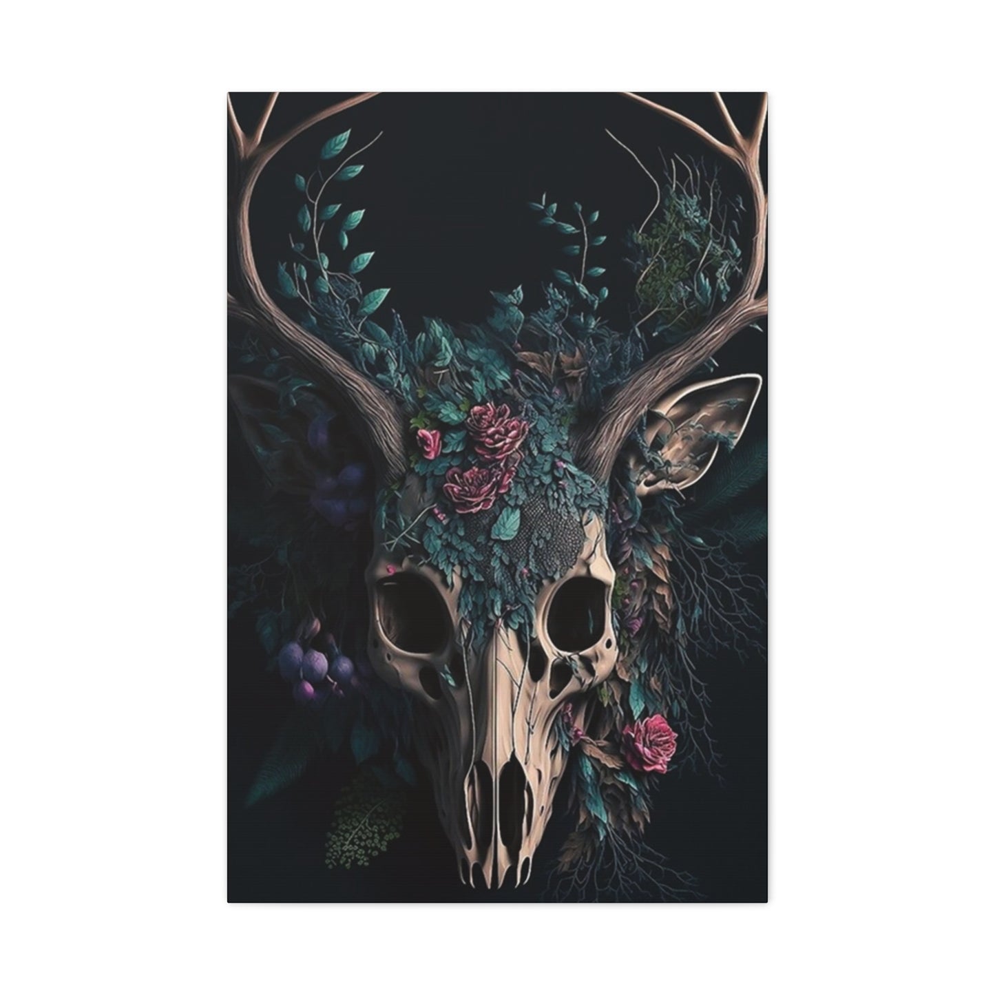 Reindeer Skull Poster Wall Art & Canvas Prints