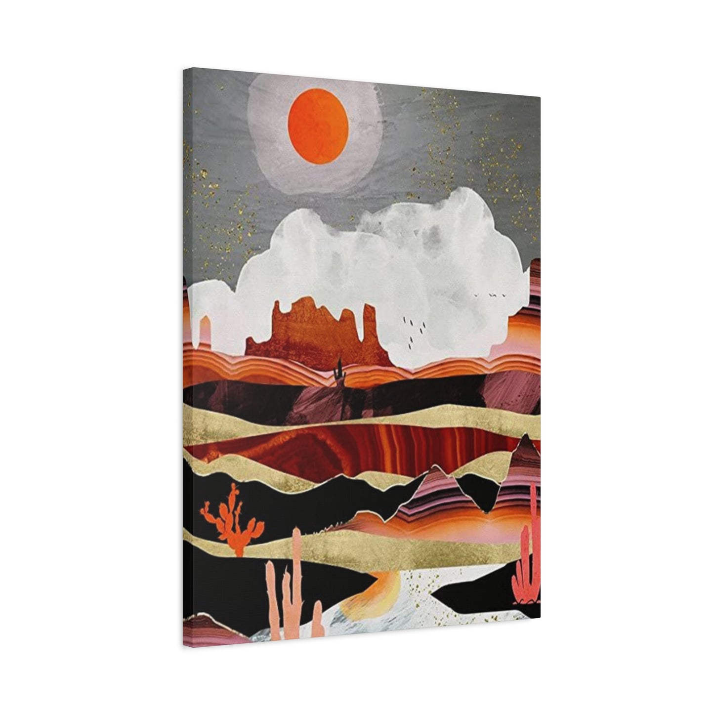 Abstract Arizona Canyon Mountain Painting Wall Art & Canvas Prints