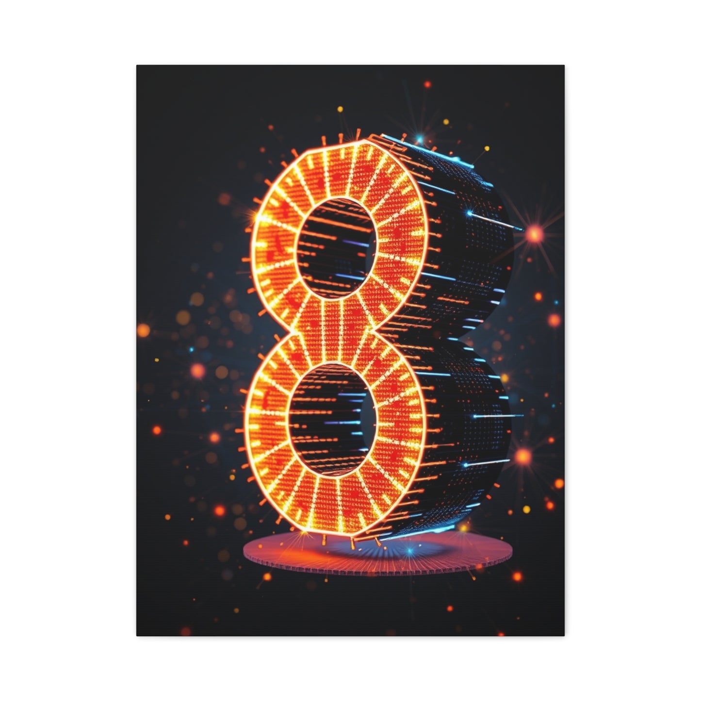 Supreme Numbers Art Wall Art & Canvas Print