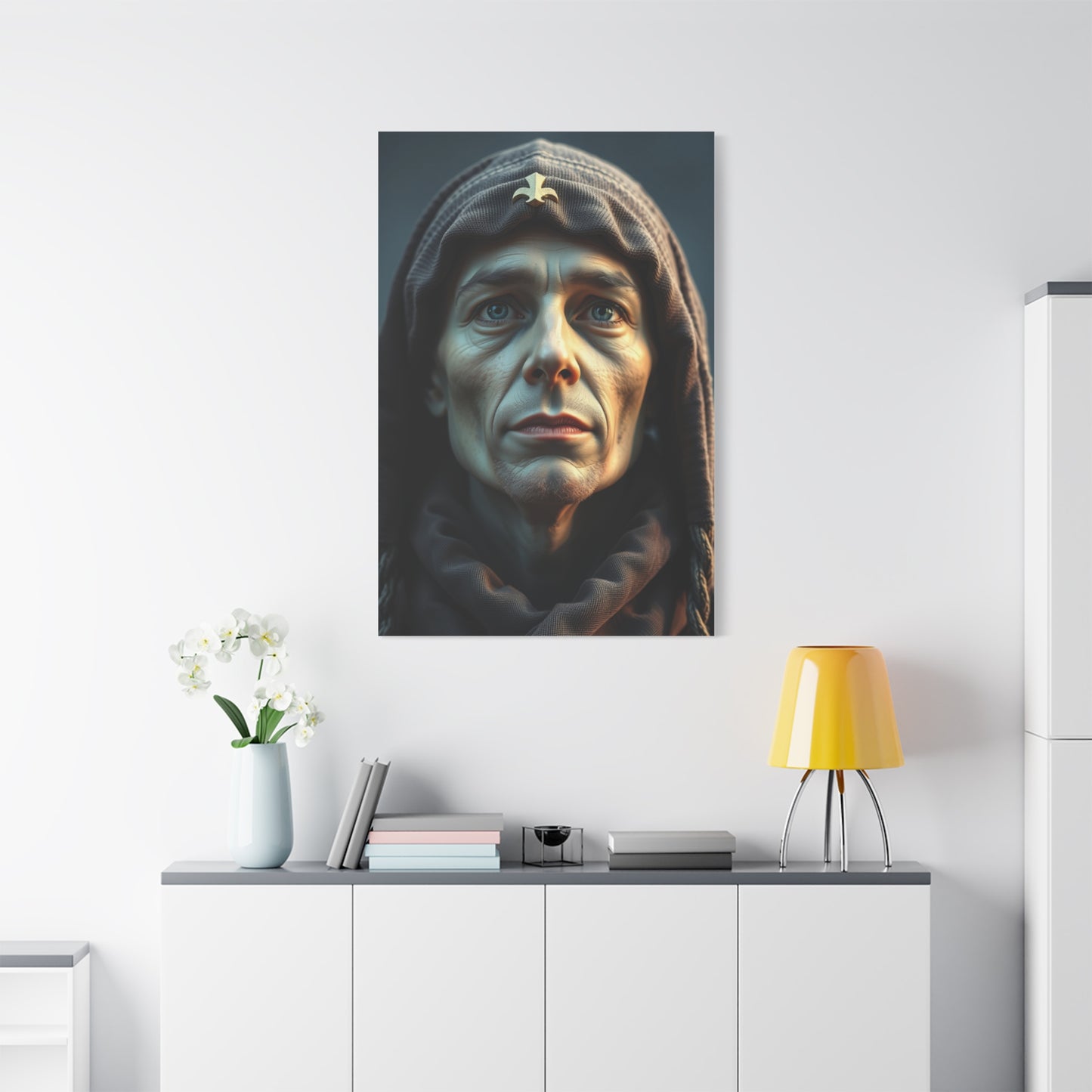 Blue & Gray Art Luxury Canvas Wall Art & Canvas Print