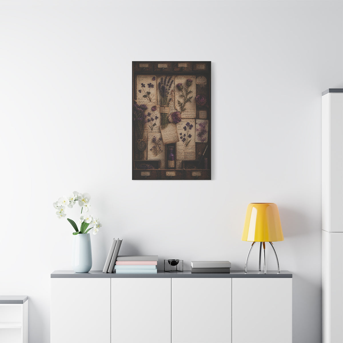 Antique Botanical Herbarium Study Wall Art & Canvas Print