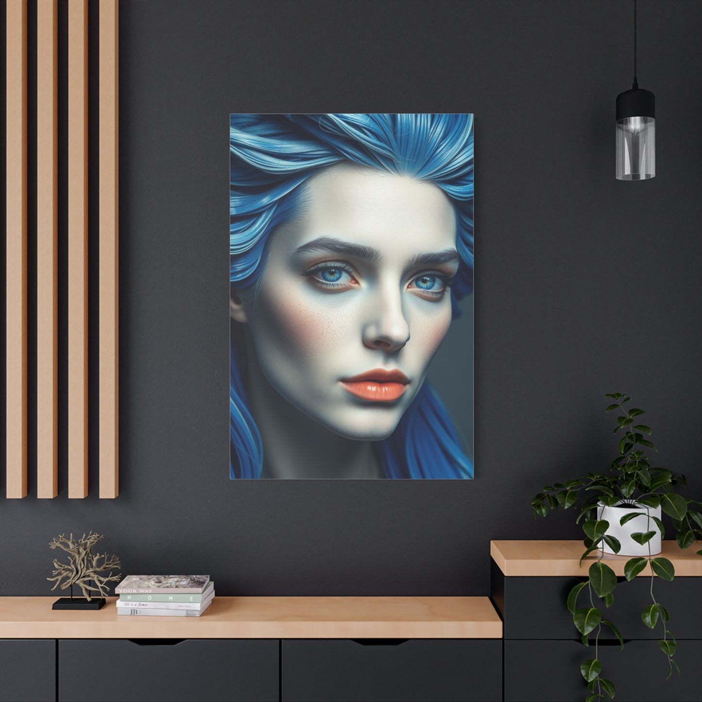 Blue & Gray Art Supreme Gallery Wall Art & Canvas Print