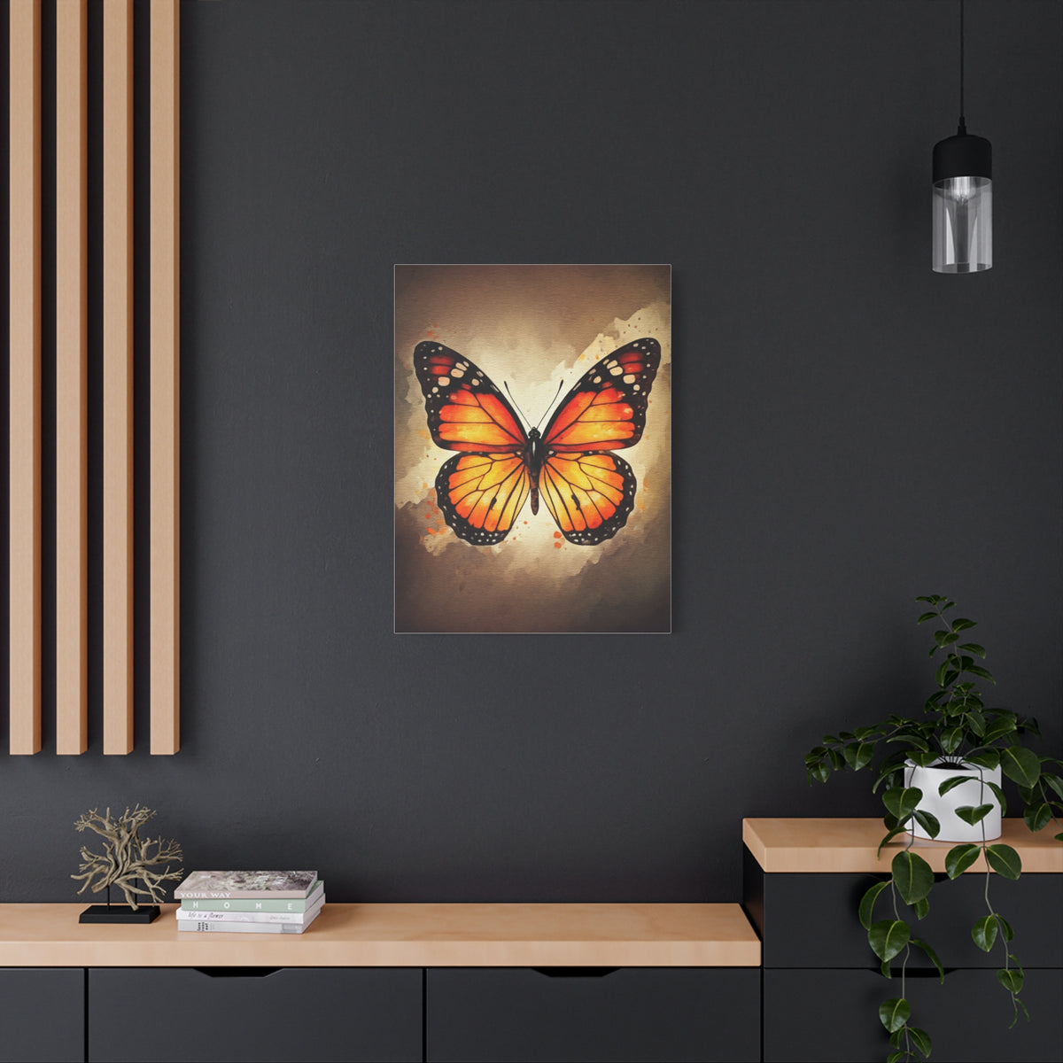 Classic Monarch Butterfly Portrait Wall Art & Canvas Prints