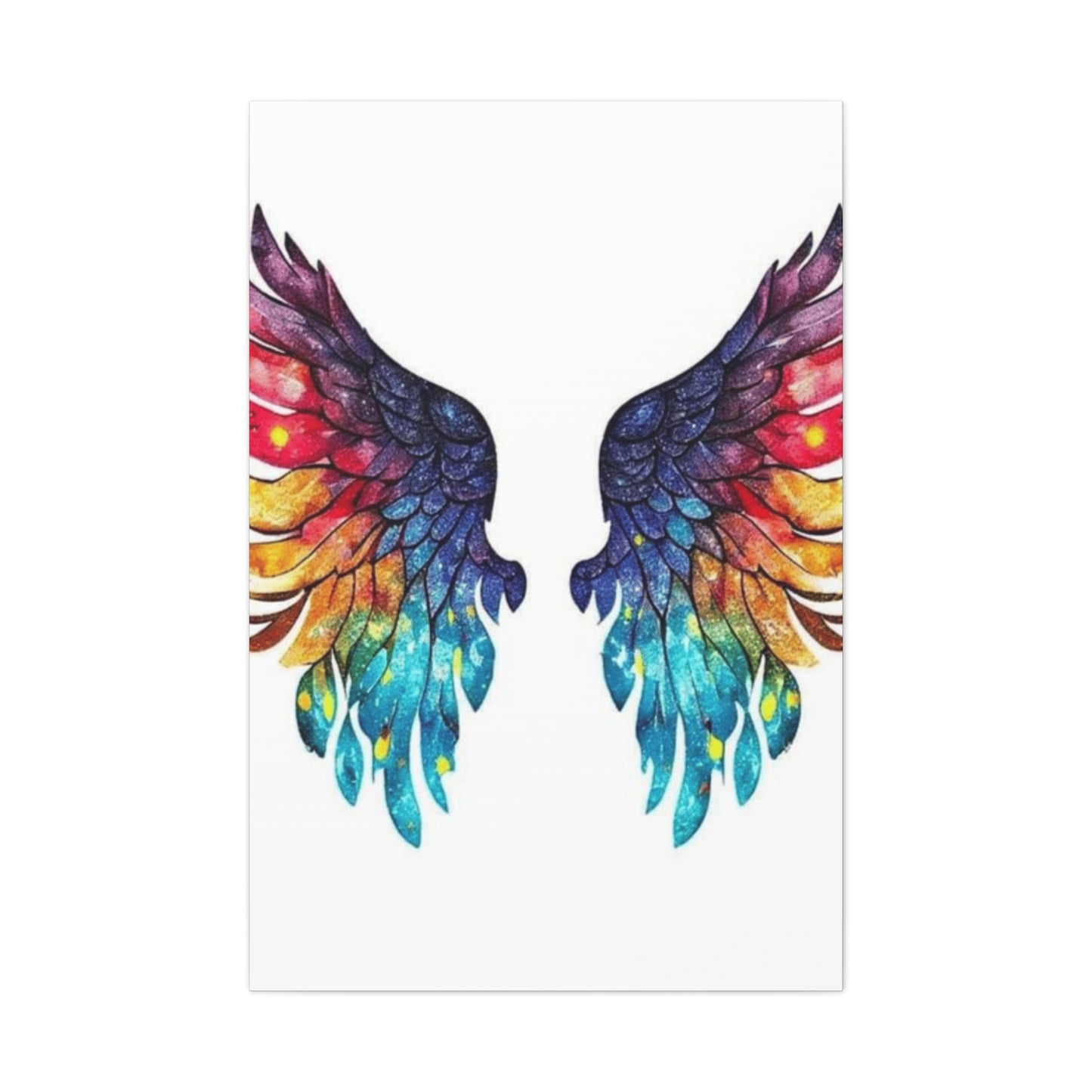 Rainbow Colour Wings Wall Art & Canvas Prints