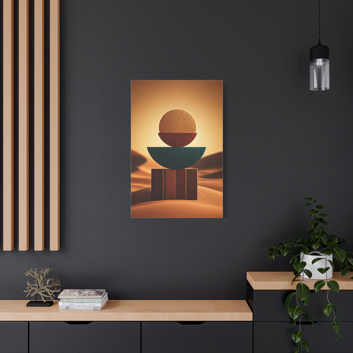Desert Balance Geometry Wall Art & Canvas Prints