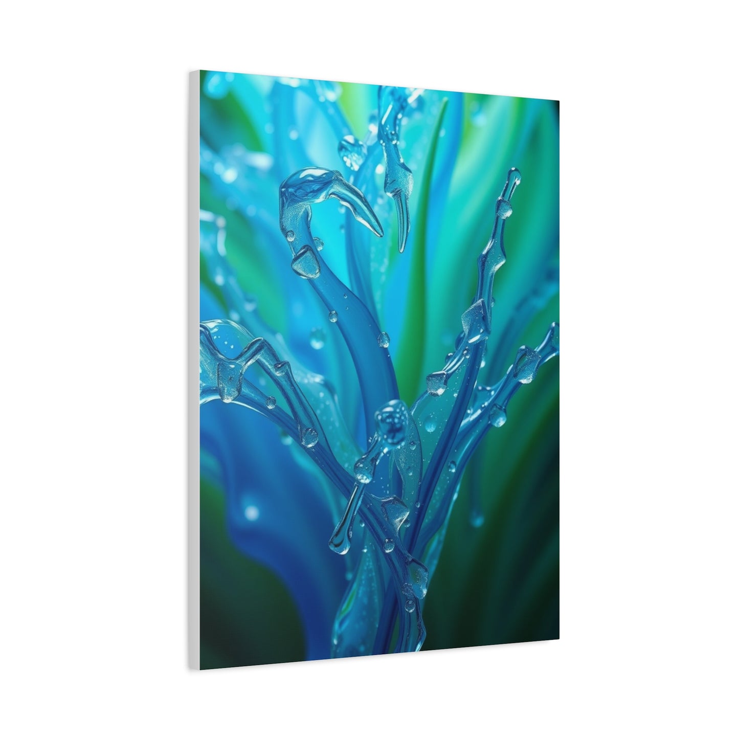 Blue & Green Art Supreme Canvas  Wall Art & Canvas Print