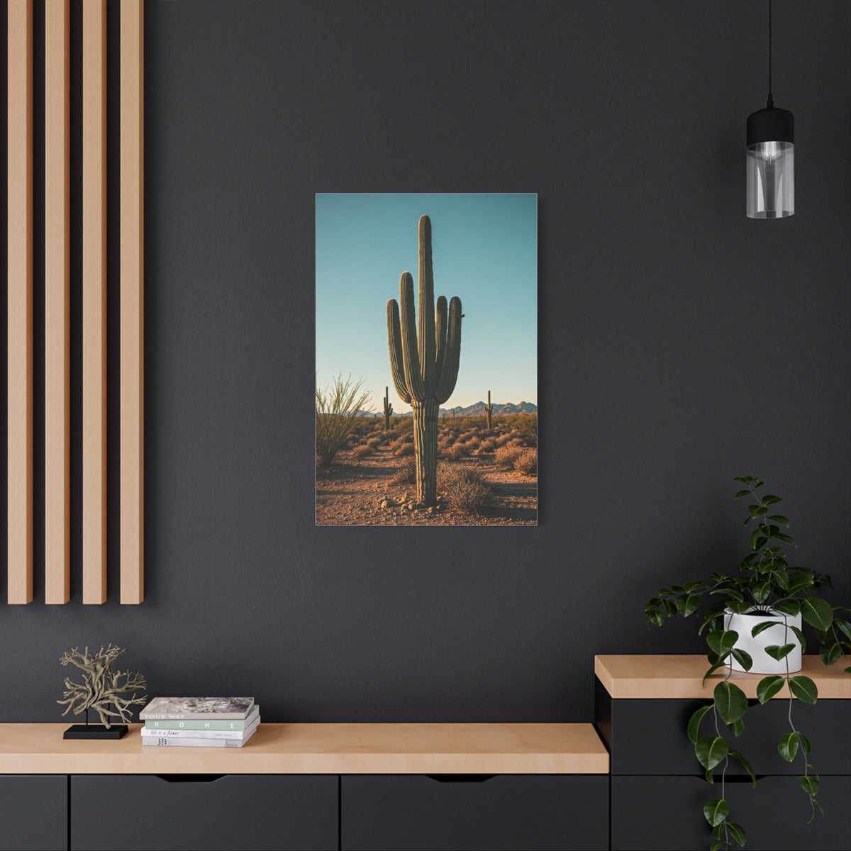 Classic Saguaro Desert Landscape Wall Art & Canvas Prints