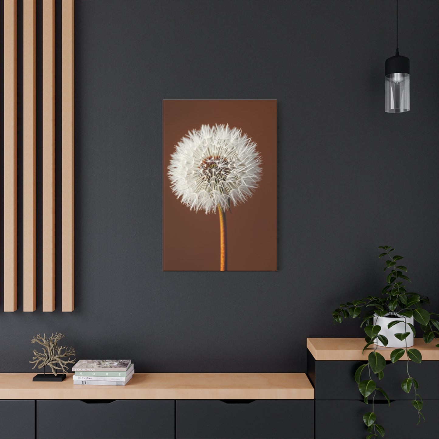 Supreme Dandelion Flower Art Wall Art & Canvas Print