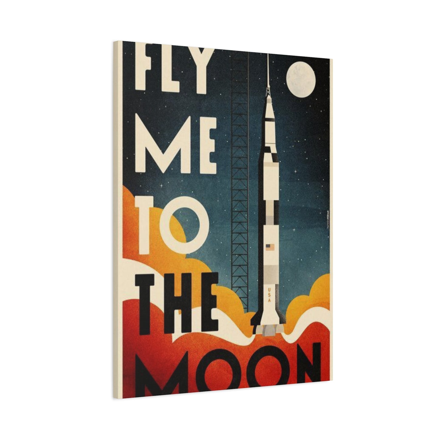 Fly Me To The Moon Wall Art & Canvas Prints
