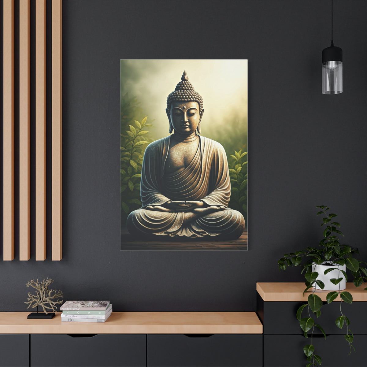 Tranquil Garden Buddha Calm Wall Art & Canvas Prints