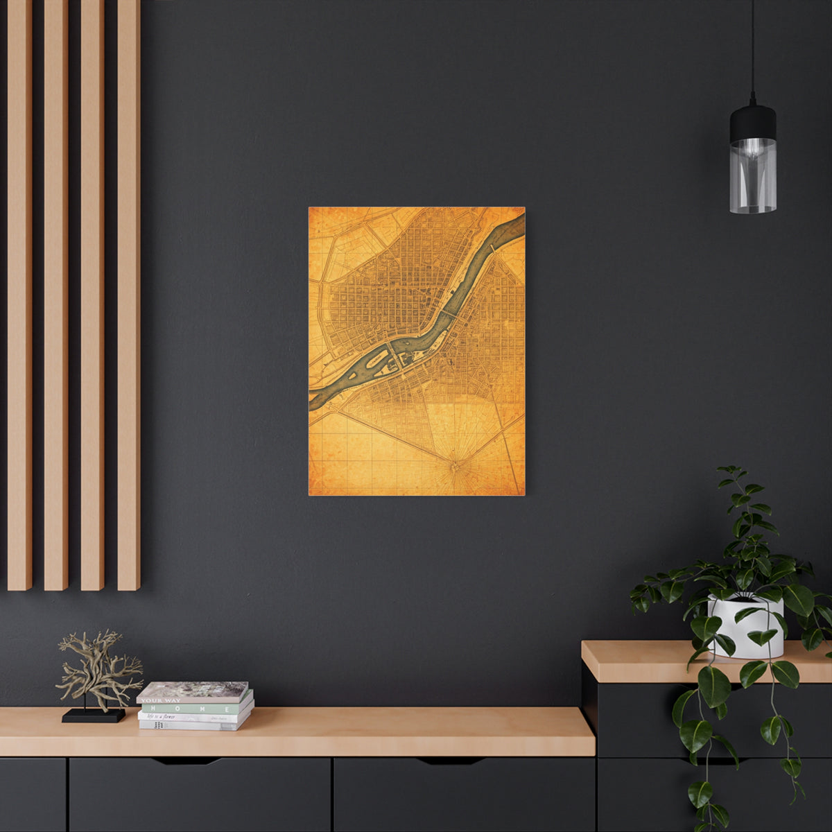 United Kingdom Vintage Map Print Wall Art & Canvas Prints