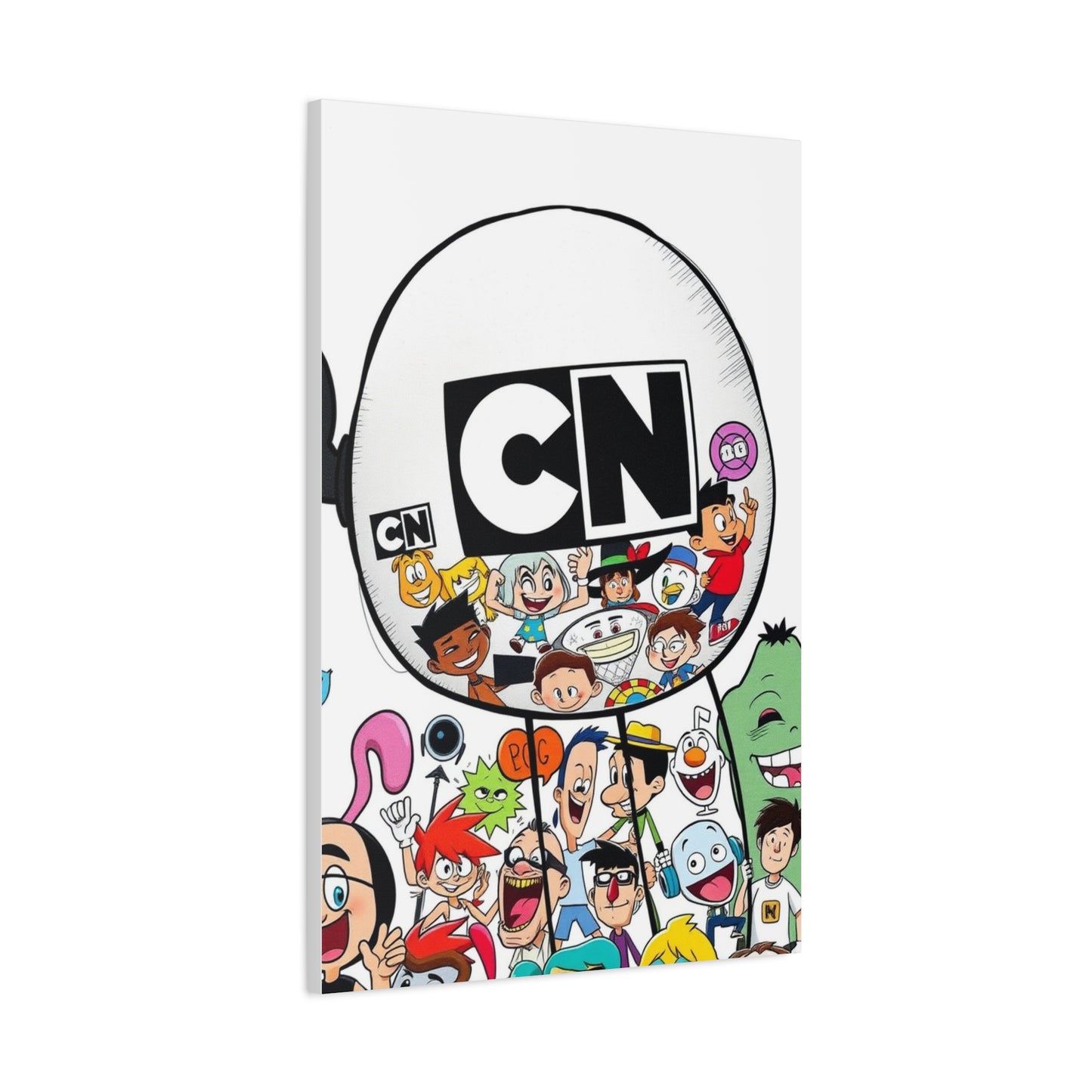 Elegant Cartoon Kaleidoscope Wall Art & Canvas Print