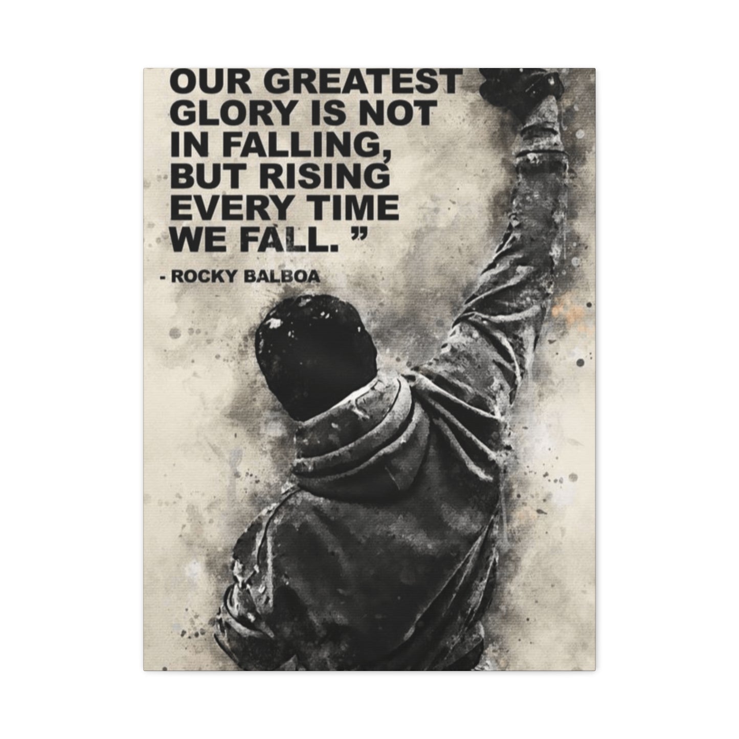 Rocky Balboa Quote Wall Art & Canvas Prints