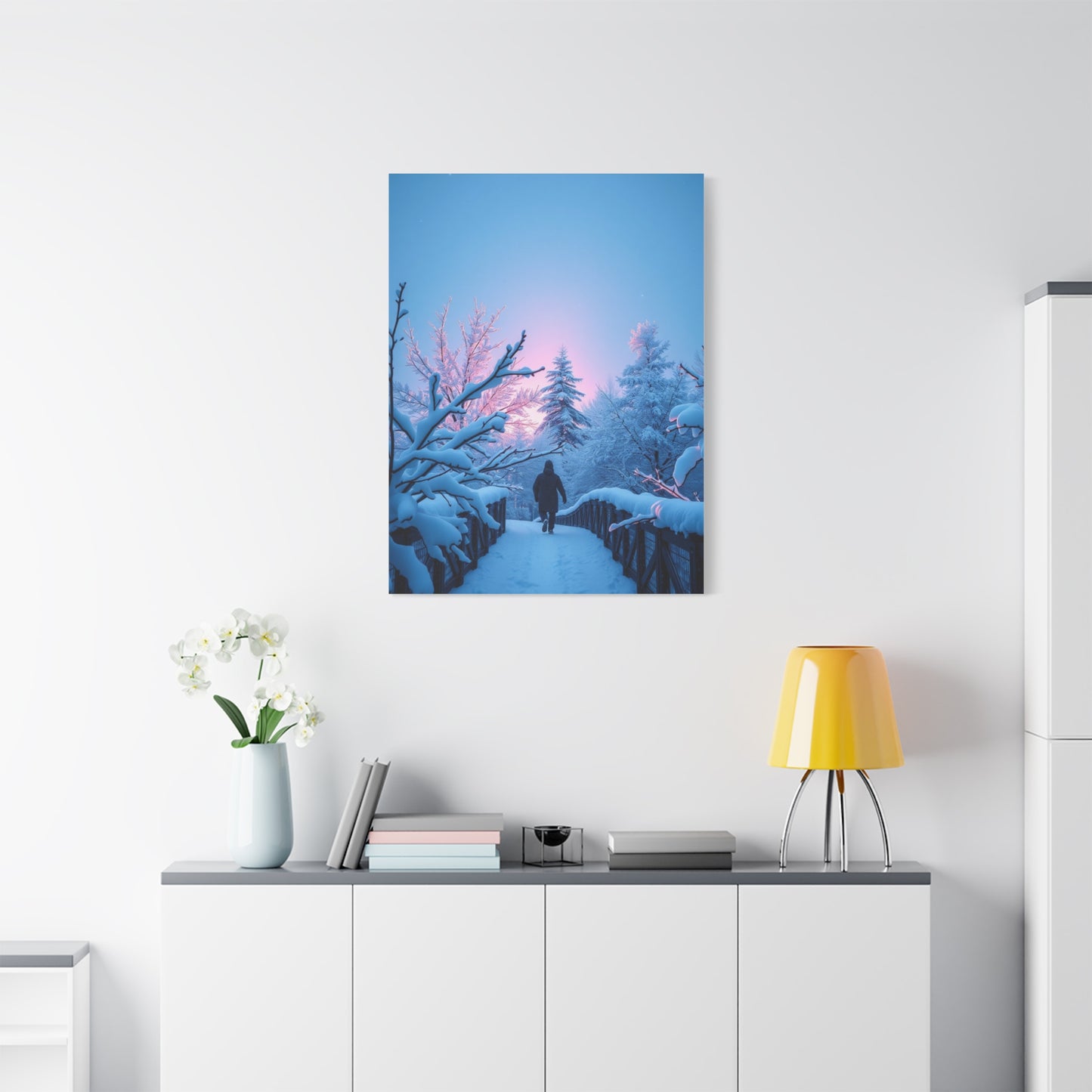 Opulent Frosted Vistas Wall Art & Canvas Print