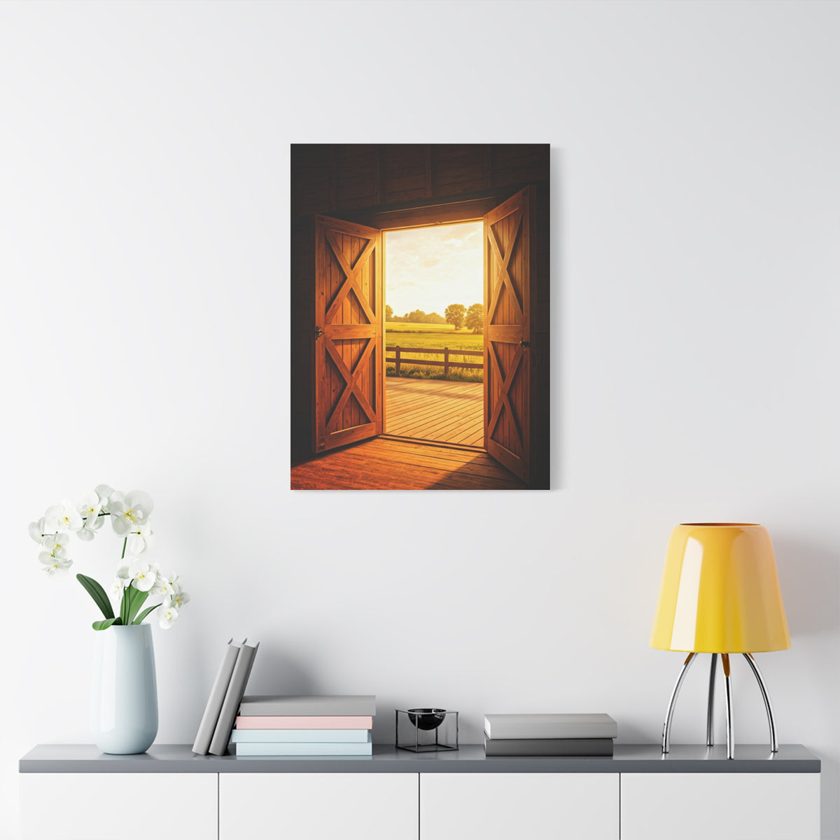 Open Barn Doors to Summer Fields Wall Art & Canvas Prints