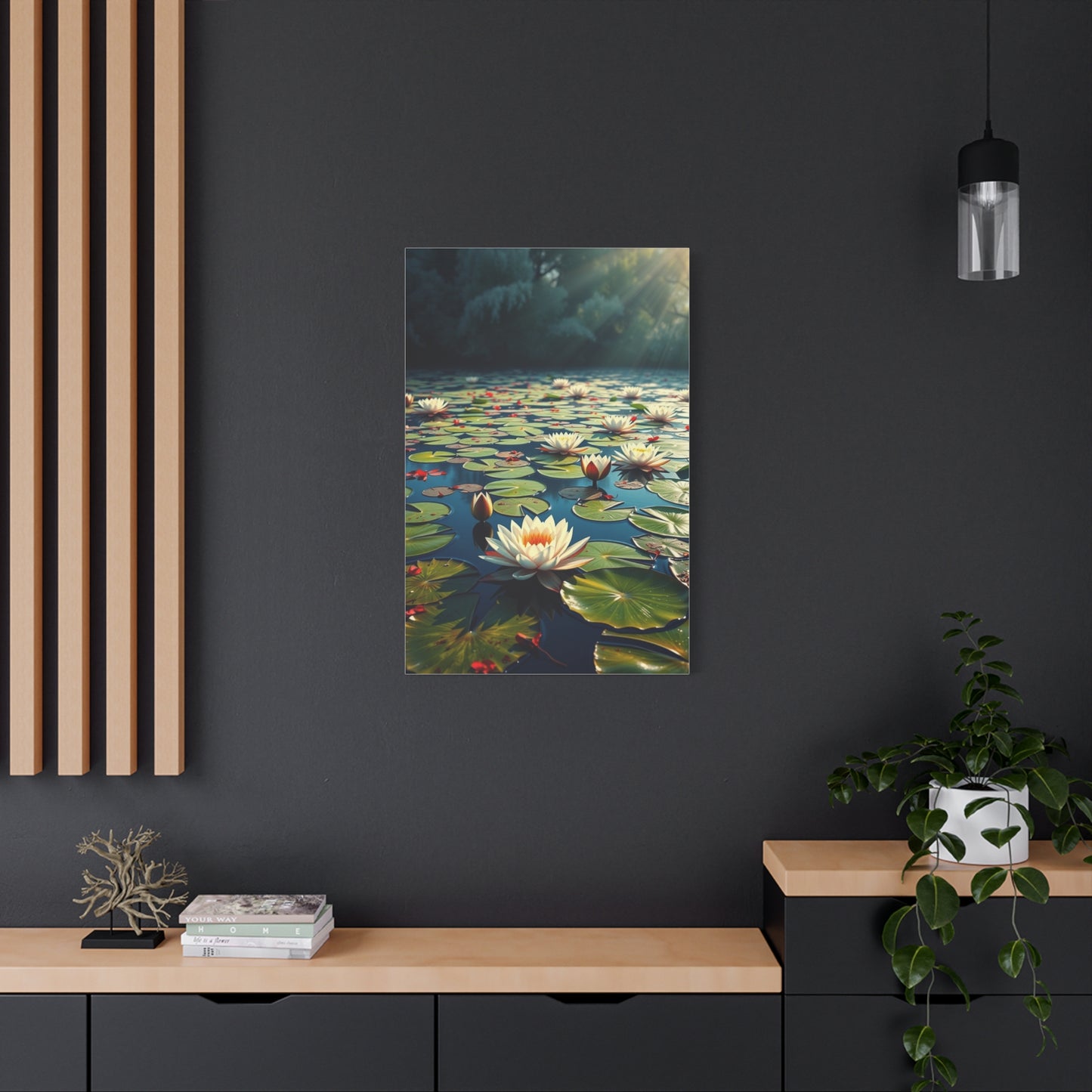 Claude Monet Water Lilies Art Supreme Canvas Wall Art & Canvas Print