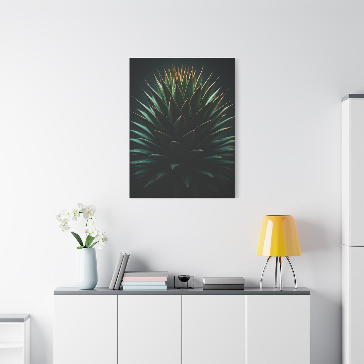 Desert Radiance Agave Sculpture Wall Art & Canvas Prints