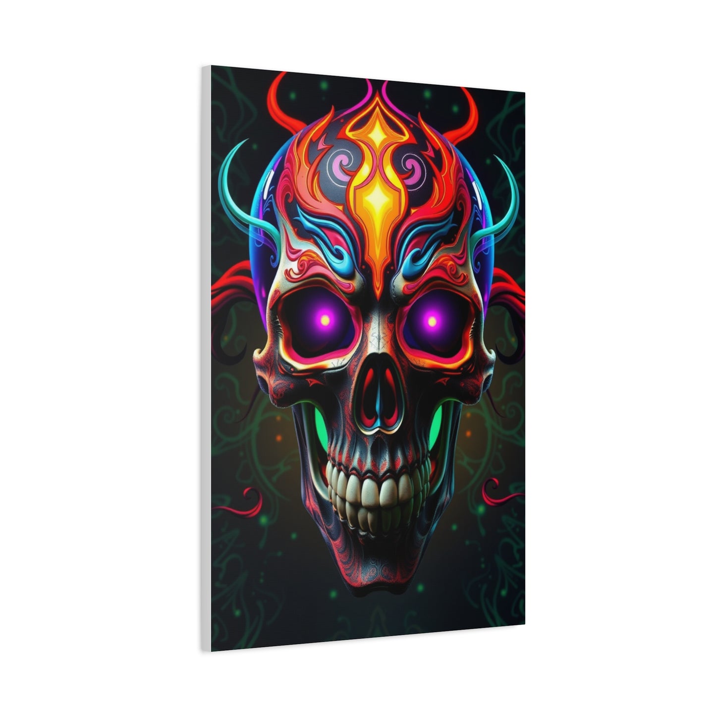 Luxury 3D Trippy Skull Art By Ali Gulec Art Collection Wall Art & Canvas Print
