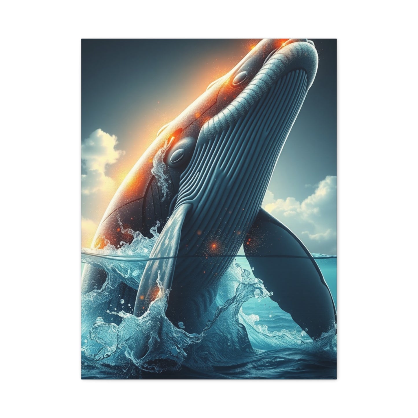 Masterpiece Whale Art Vision Wall Art & Canvas Print