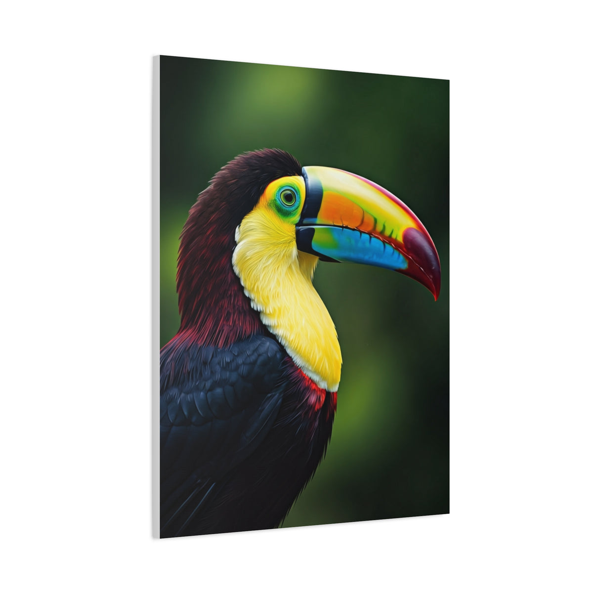 Toucan with Vibrant Yellow Beak Wall Art & Canvas Prints
