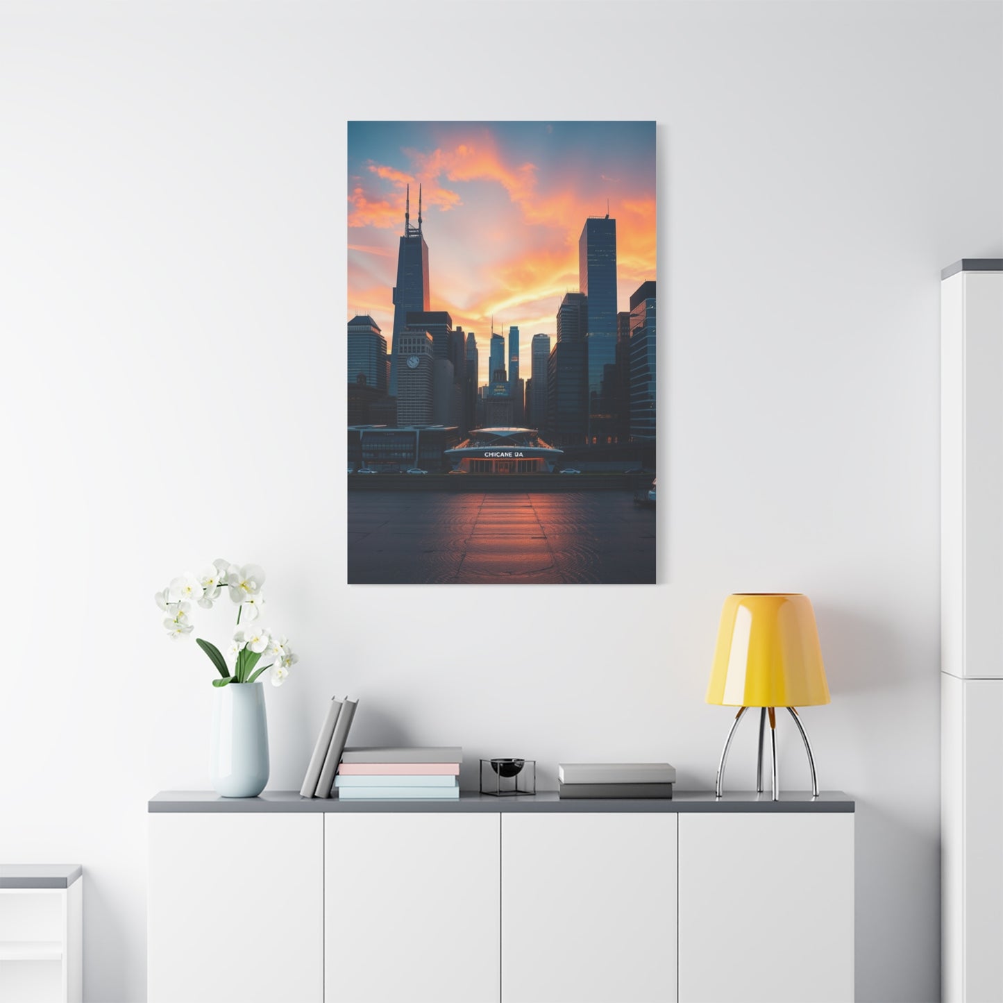 Vision Chicago Skylines Art Art Wall Art & Canvas Print